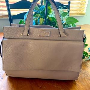 Kate Spade Mauve Leather handbag with strap